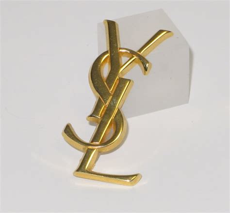 ysl coat pin|yves saint laurent brooch pin.